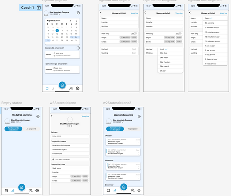 Athlete180 app screens